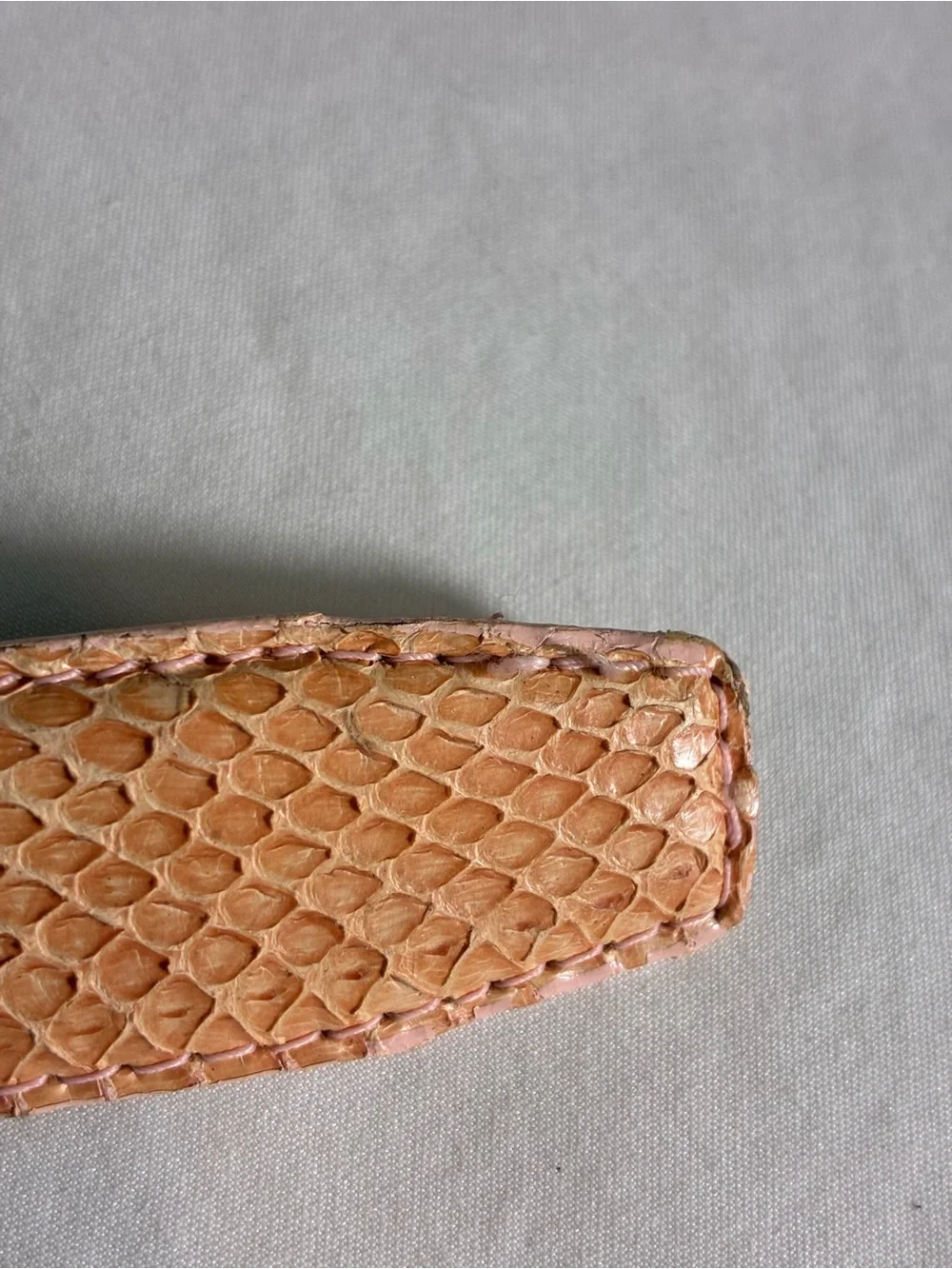 Jana Women's Belt Sz M Genuine Snake Skin